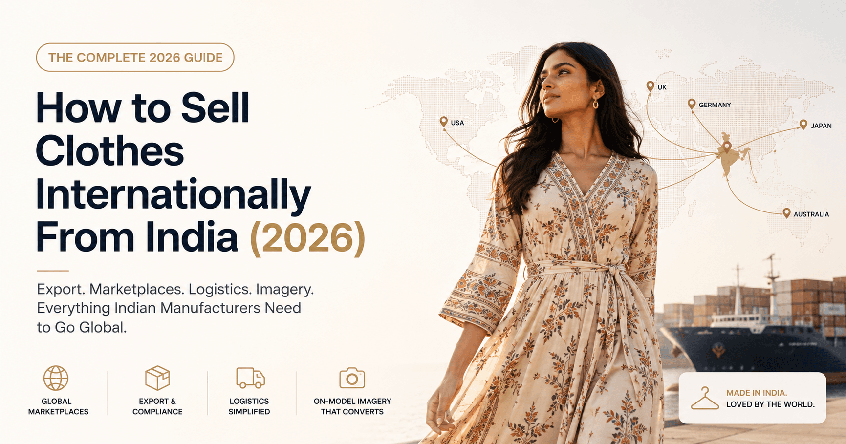 How to Sell Clothes Internationally from India (2026): Export & Global Marketplace Guide